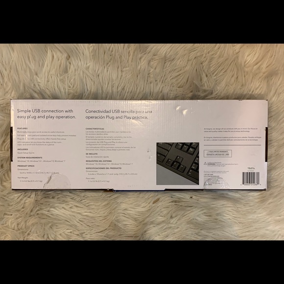 Insignia - Wired Keyboard - USB Connection - Picture 2 of 2